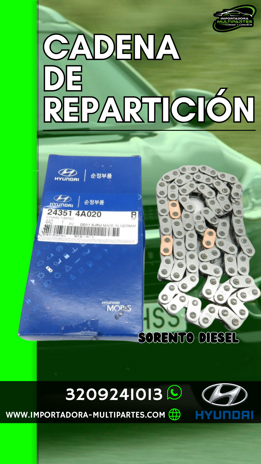 Cadena de Repartición Kia Sorento