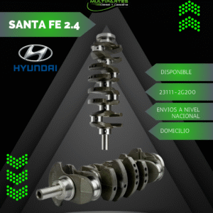 Cigüeñal para Hyundai Santa Fe 2.4